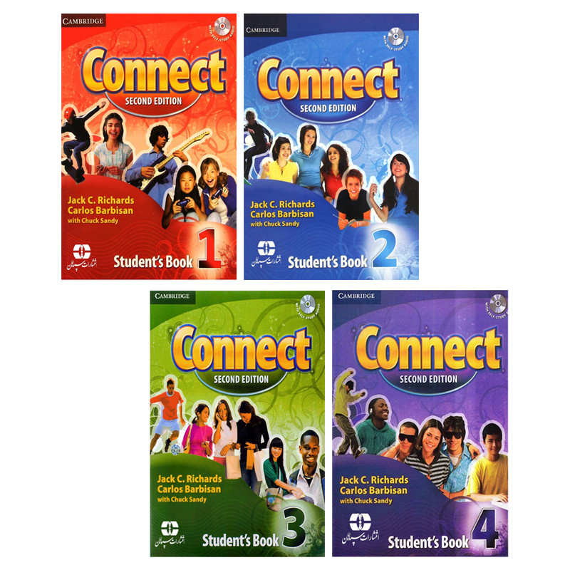 کتاب Connect اثر جمعی از نویسندگان انتشارات سپاهان 4 جلدی