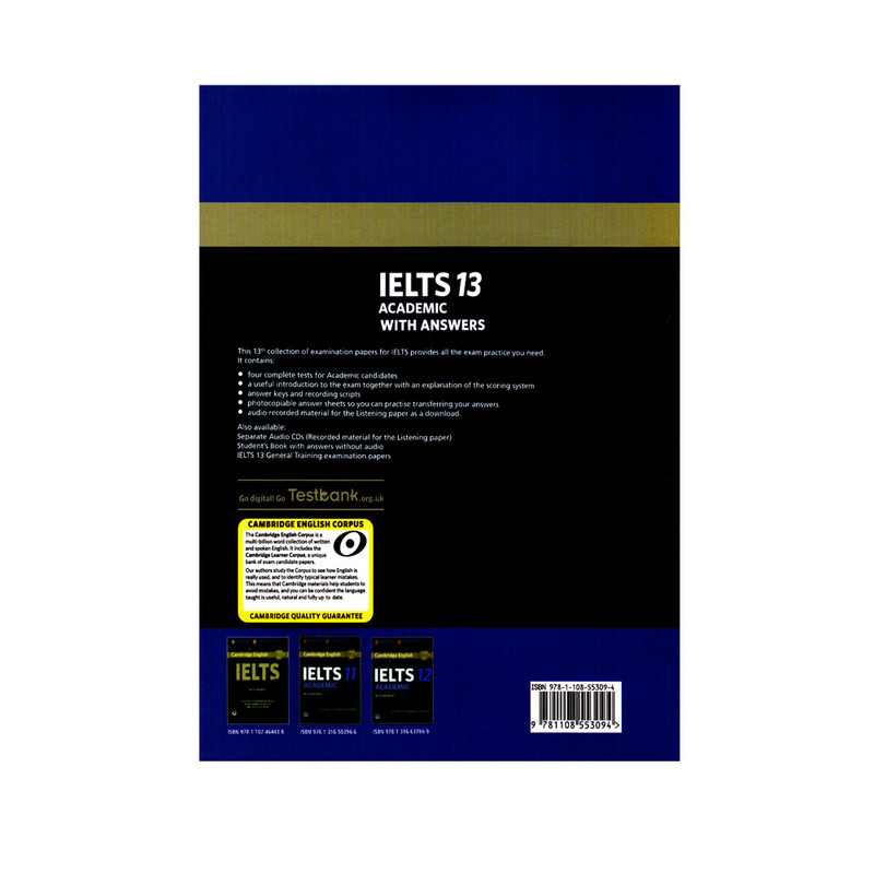 کتاب Cambridge English IELTS 13 اثر جمعی از نویسندگان انتشارات آرماندیس دو جلدی