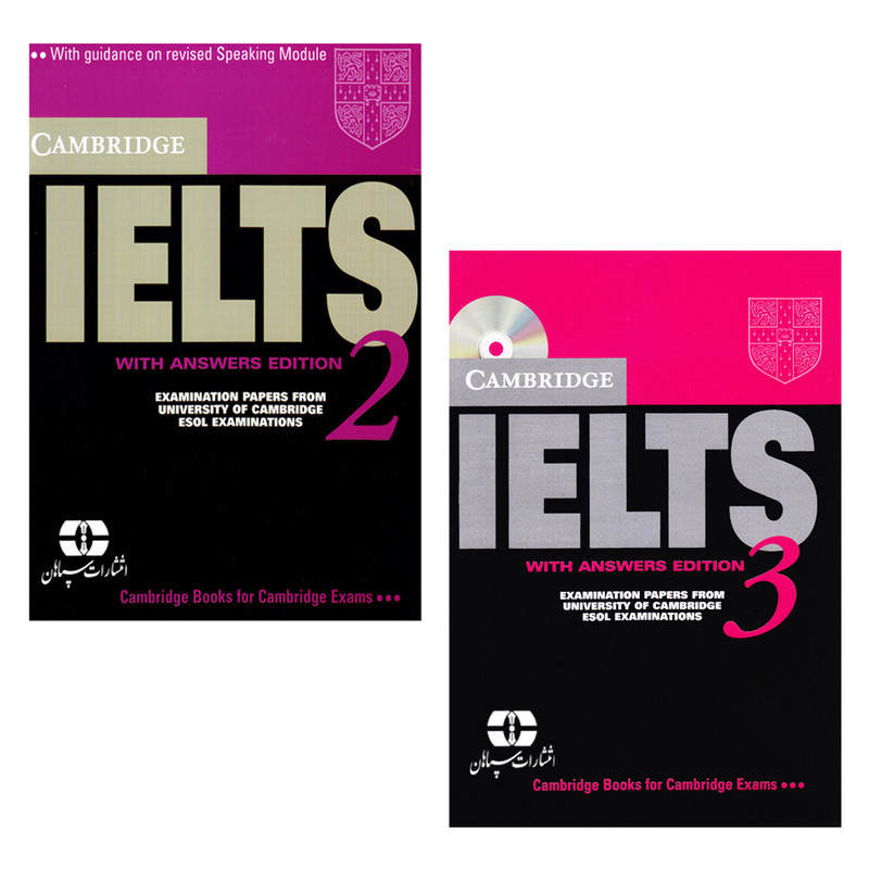 کتاب Cambridge English IELTS اثر جمعی از نویسندگان انتشارات سپاهان جلد 2 و 3