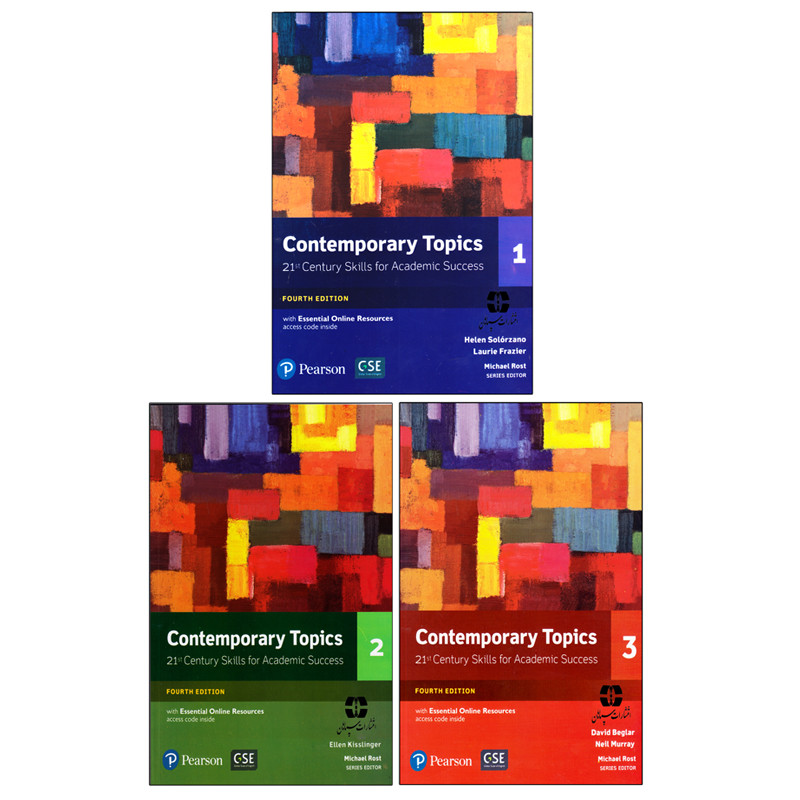 کتاب Contemporary Topics اثر جمعی از نویسندگان انتشارات سپاهان 3 جلدی