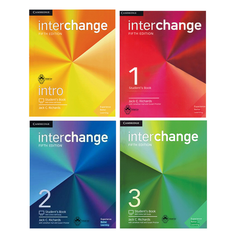 کتاب Interchange Fifth Edition اثر جمعی از نویسندگان انتشارات اشتیاق نور 4 جلدی