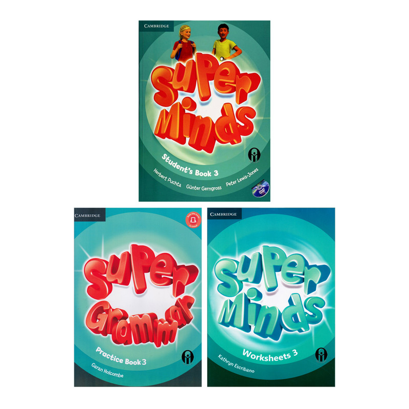 کتاب Super Minds 3 اثر جمعی از نویسندگان انتشارات الوندپویان سه جلدی