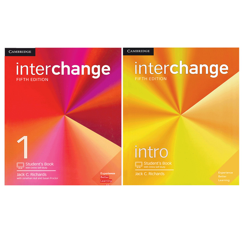 کتاب Interchange اثر جمعی از نویسندگان انتشارات Cambridge دو جلدی