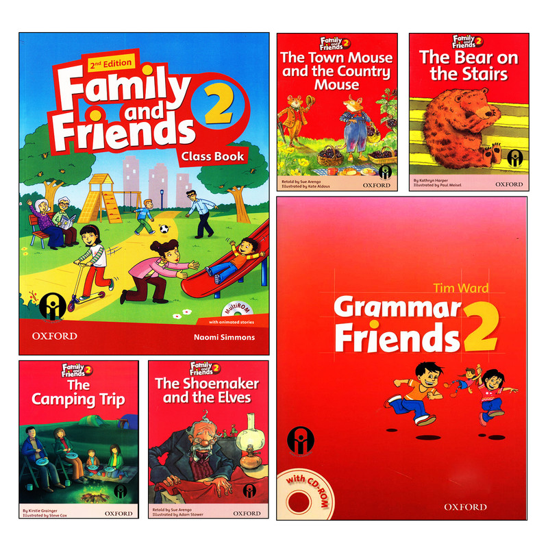 کتاب Family and Friends 2 اثر جمعی از نویسندگان انتشارات الوندپویان شش جلدی