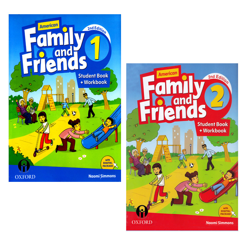 کتاب Family And Friends Second Edition اثر Naomi Simmons انتشارات الوندپویان جلد 1 و 2