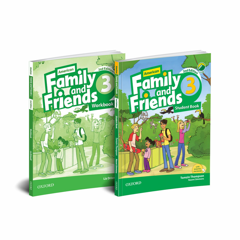 کتاب Family and Friends 3 اثر Naomi Simmons انتشارات هیتا 2 جلدی