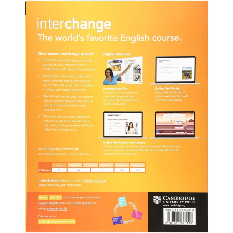 کتاب Interchange 5th Intro اثر Jack C. Richard انتشارات cambridge 