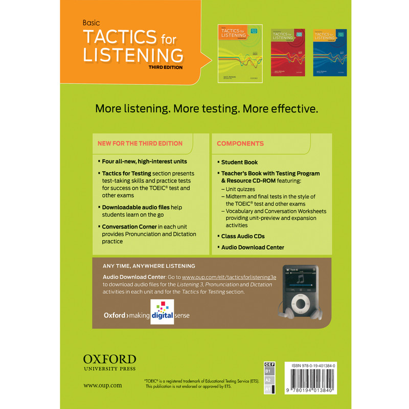 کتاب Basic Tactics For Listening اثر Jack C.Richards and Grant Trew انتشارات هدف نوین