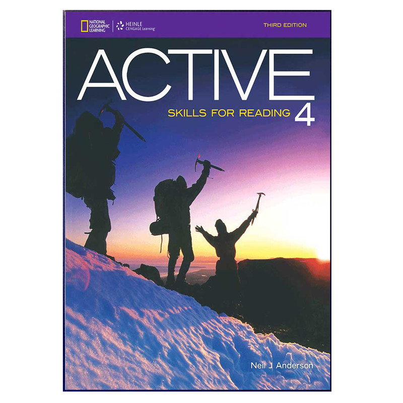  کتاب زبان Active Skills For Reading 3rd 4 اثر Neil J. Aderson انتشارات هدف نوین