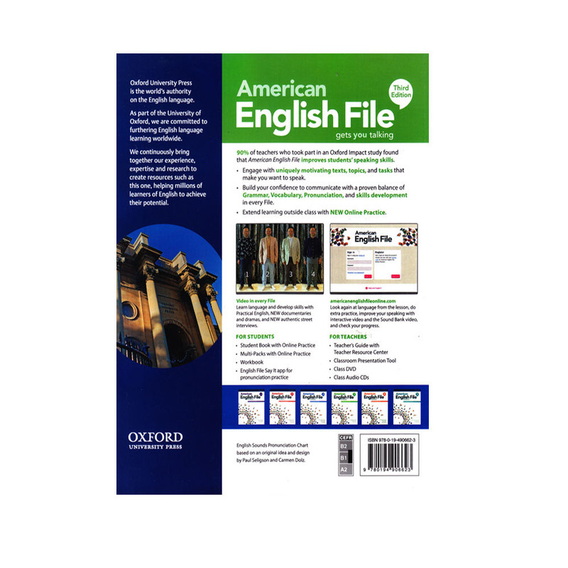 کتاب American English File 3 Third Edition اثر جمعی از نویسندگان انتشارات الوندپویان