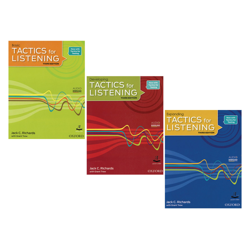 کتاب Tactics For Listening اثر Jack C.Richards And Grant Trew انتشارات آرماندیس 3 جلدی