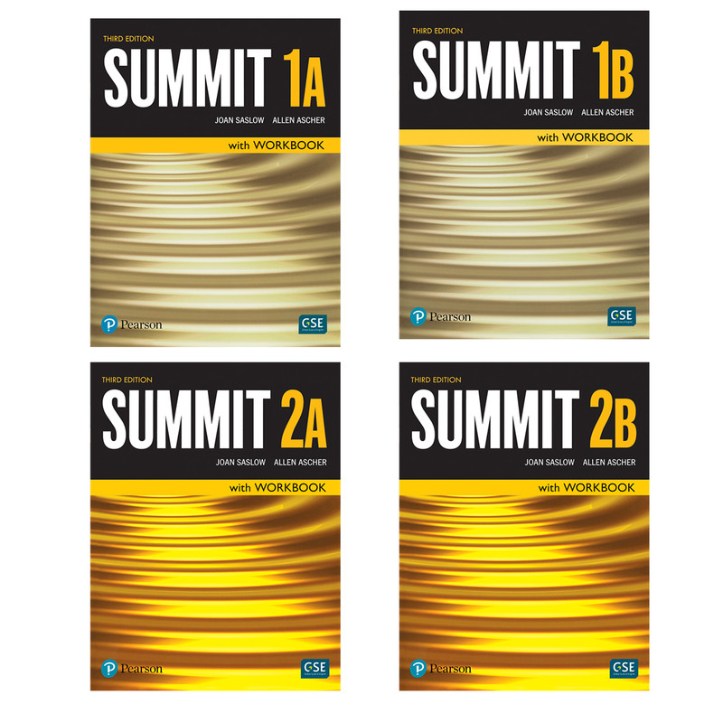 کتاب Summit اثر Joan Saslow and Allen Ascher انتشارات Pearson چهار جلدی