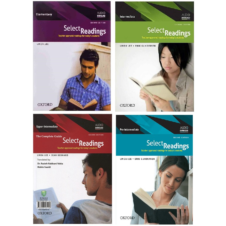 کتاب Select Reading Second Edition اثر Erik Gundersen and Linda Lee انتشارات آکسفورد 4 جلدی