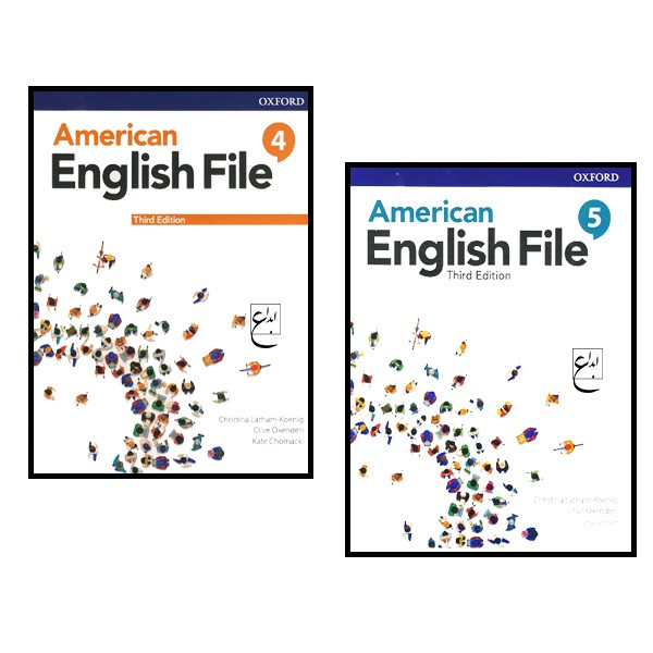کتاب American English File 4_5 Third Edition اثر جمعی از نویسندگان انتشارات ابداع 2 جلدی