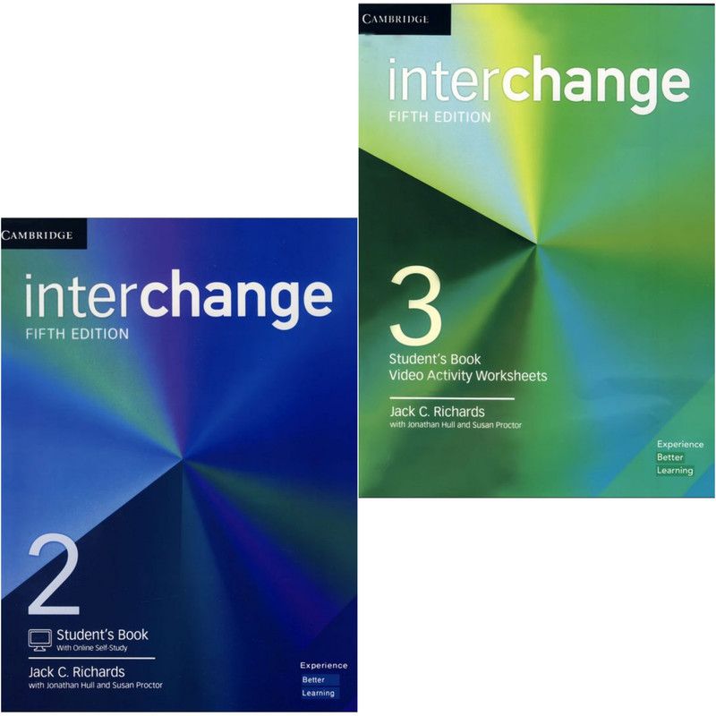 کتاب Interchange 5th  اثر Jack C. Richards انتشارات Cambtidge دو جلدی