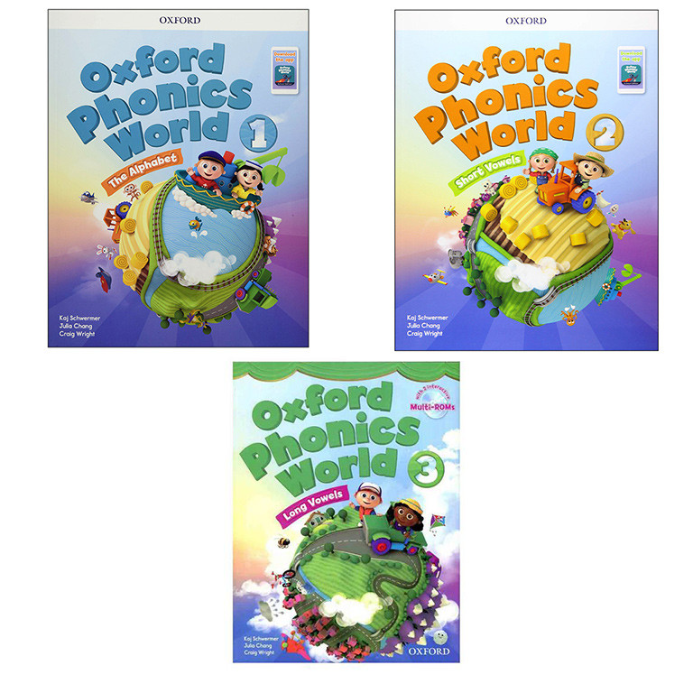  کتاب Oxford Phonics World اثر Craig Wright انتشارات OXFORD سه جلدی