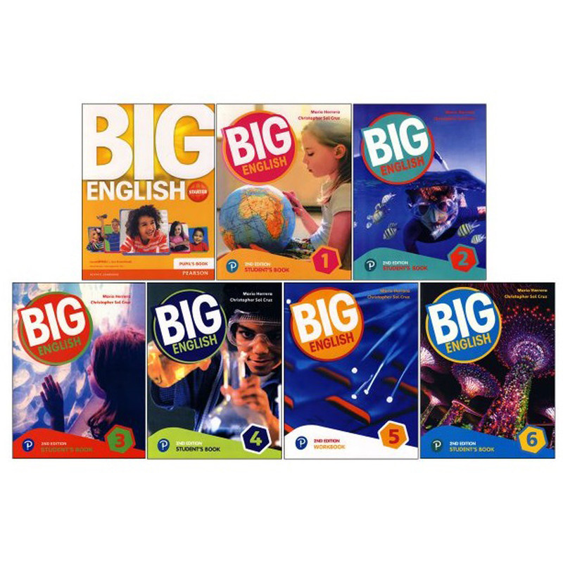 کتاب Big English اثر Mario Herrera and Christopher Sol Cruz انتشارات هدف نوین 7 جلدی