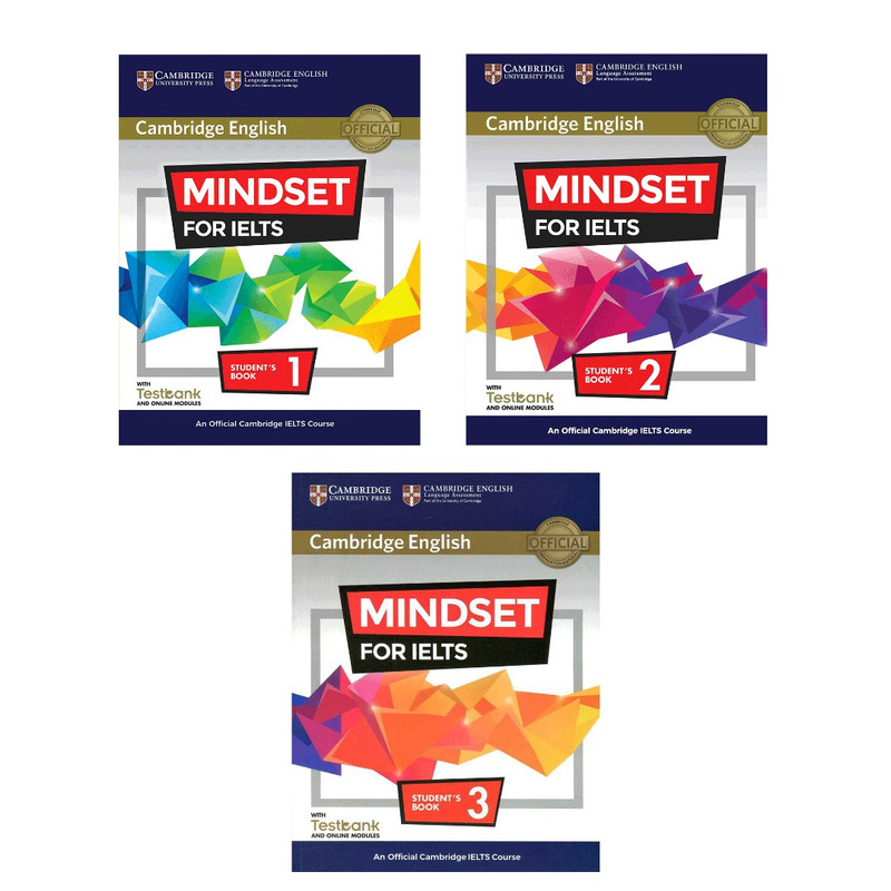 کتاب Cambridge English Mindset For IELTS اثر جمعی از نویسندگان انتشارات کمبریج 3جلدی
