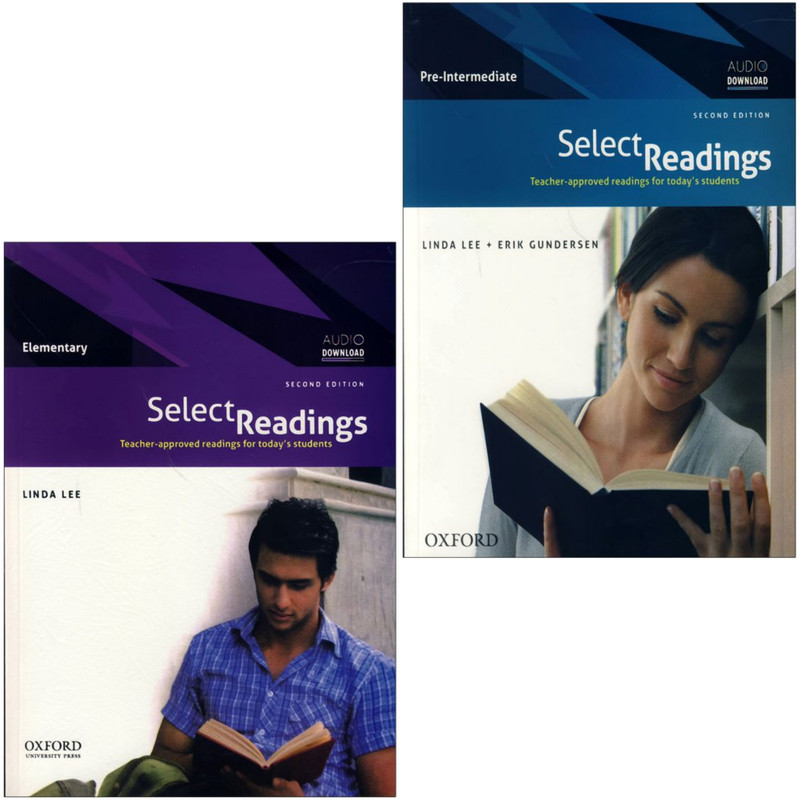 کتاب select reading 2nd اثر linda lee and erik gundersen انتشارات oxford دو جلدی