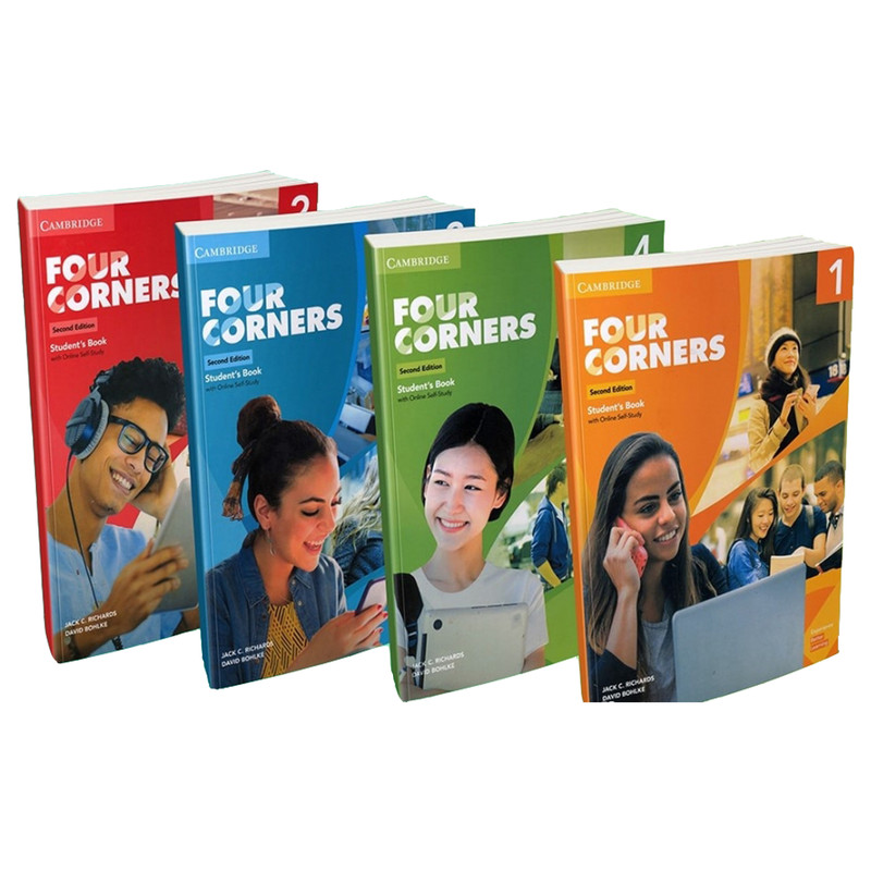 کتاب Four Corners 2nd اثر Jack C. Richards and David Bohlke انتشارات هدف نوین 4 جلدی