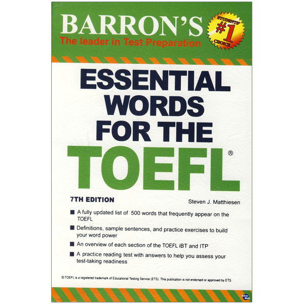 کتاب Essential Words for the toefl 7th Edition اثر Steven J.Mattiesen نشر ابداع