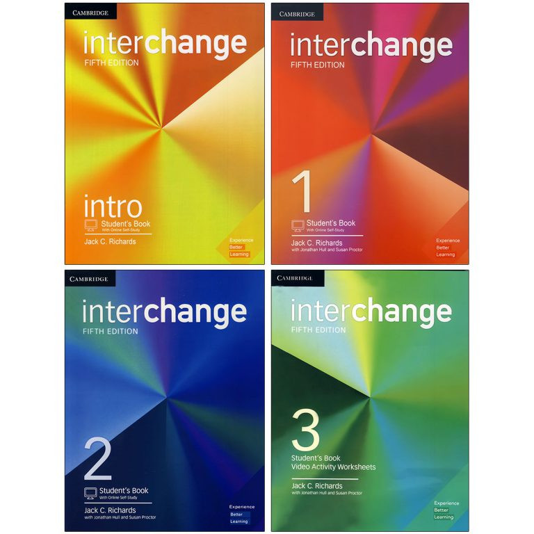کتاب Interchange Fifth Edition Book Series اثر Jack C. Richards انتشارات cambridge چهار جلدی