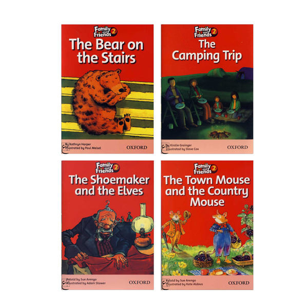 کتاب Readers family and friends 2 اثر جمعی از نویسندگان انتشارات اُبوک لنگویج 4 جلدی