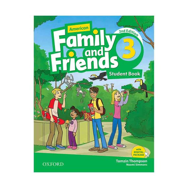 کتاب American Family and Friends 2nd 3  اثرجمعی از نویسندگان انتشارات جنگل