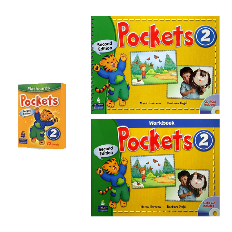 کتاب Pockets 2 (2nd Edition) اثر Mario Herrera و Barbara Hojel انتشارات الوندپویان 3 جلدی