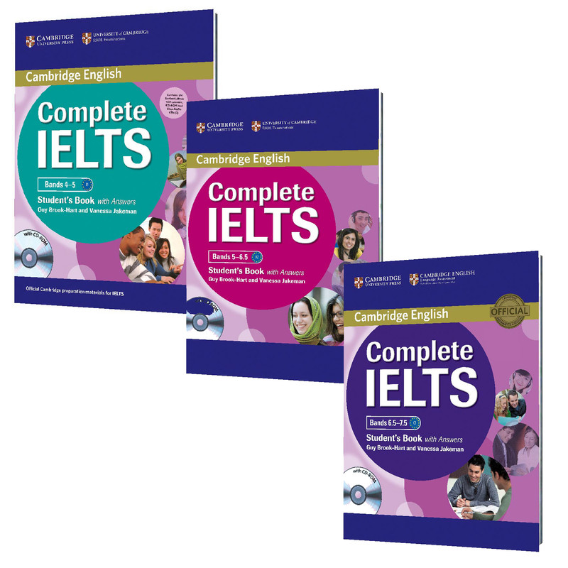 کتاب Complete IELTS اثر Guy Brook-Hart and Vanessa Jackman انتشارات آریونا 3 جلدی