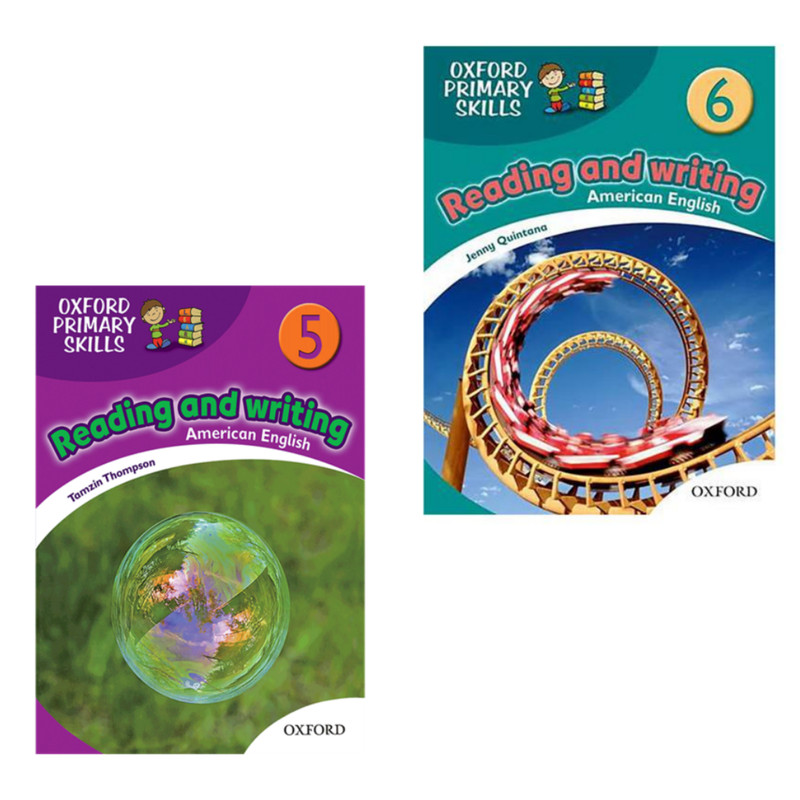 کتاب reading and writing اثر Tamzin Thompson انتشارات Oxford دو جلدی