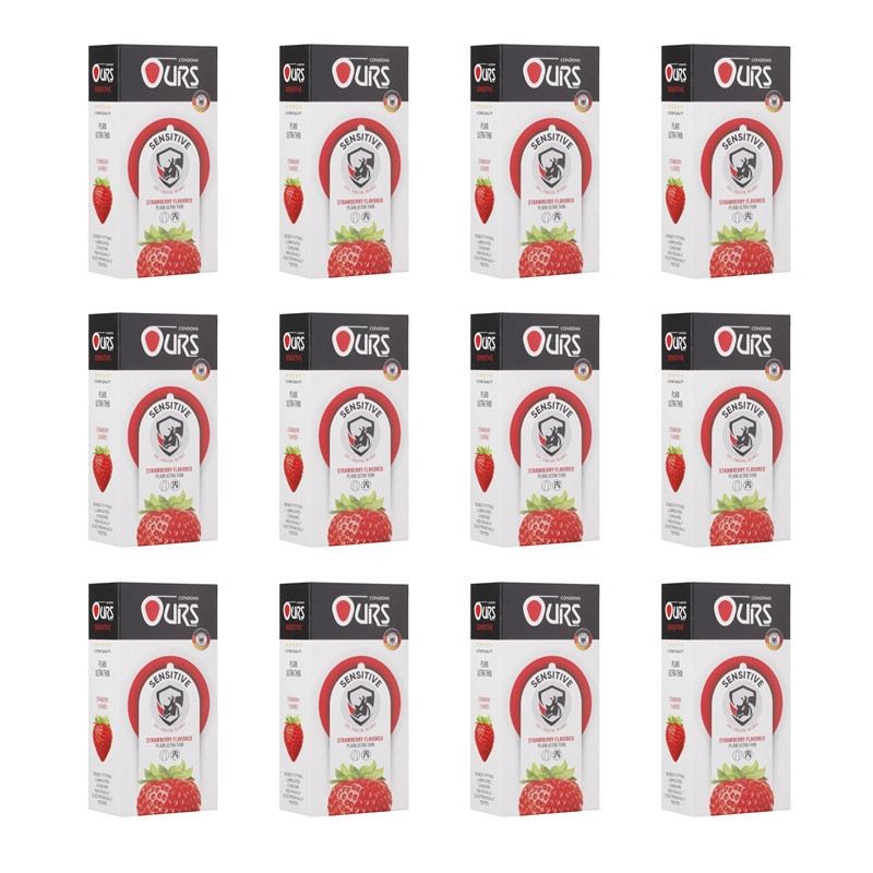 کاندوم ساده اورز مدل Sensitive دوازده بسته 12 عددی