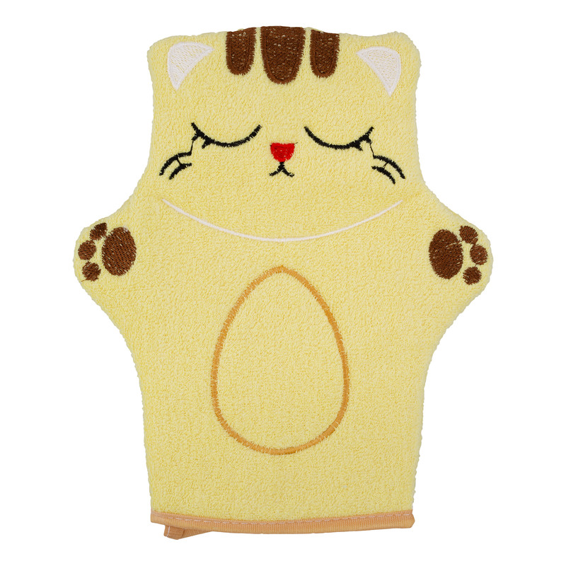 لیف حمام کودک مدل گربه کد 001