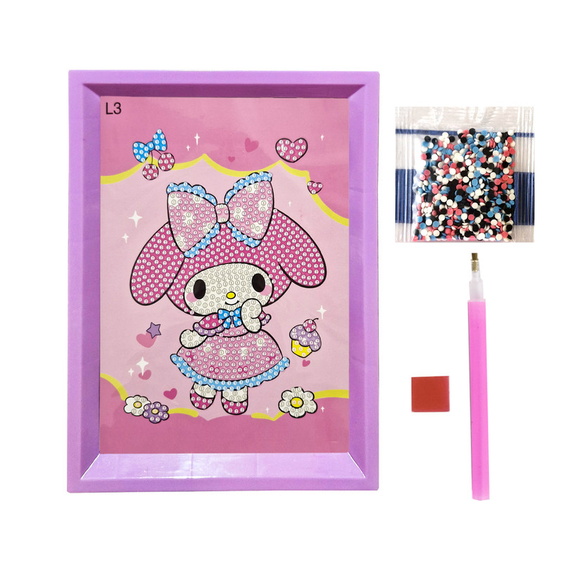 بازی آموزشی مدل ساخت تابلو نقاشی الماسی قاب دار کد 022