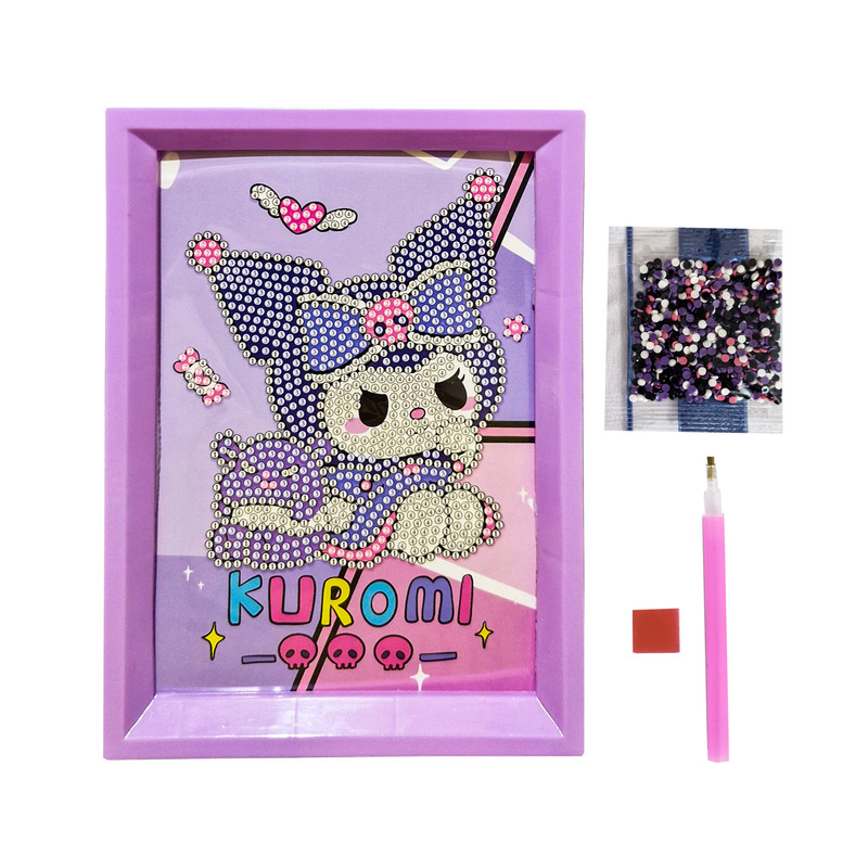 بازی آموزشی مدل ساخت تابلو نقاشی الماسی قاب دار طرح کرومی کد 015