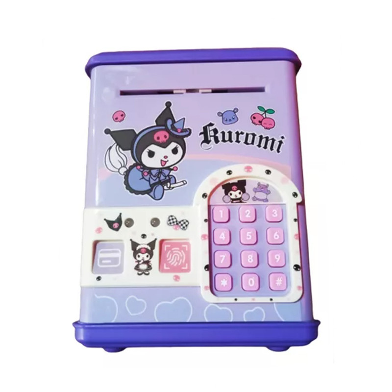 قلک مدل گاوصندوق اثر انگشتی رمزدار طرح کرومی