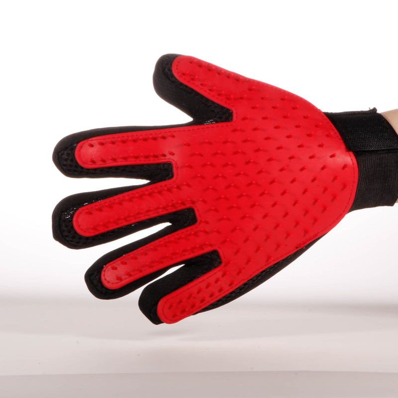 دستکش ماساژ و پرزگیر موی سگ و گربه مدل R01