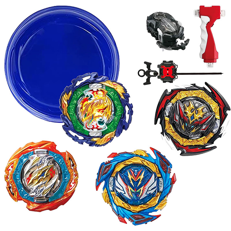 فرفره مدل انفجاری ام کیو طرح دو لانچر همراه با زمین بازی مجموعه 8 عددی کد 1854/1