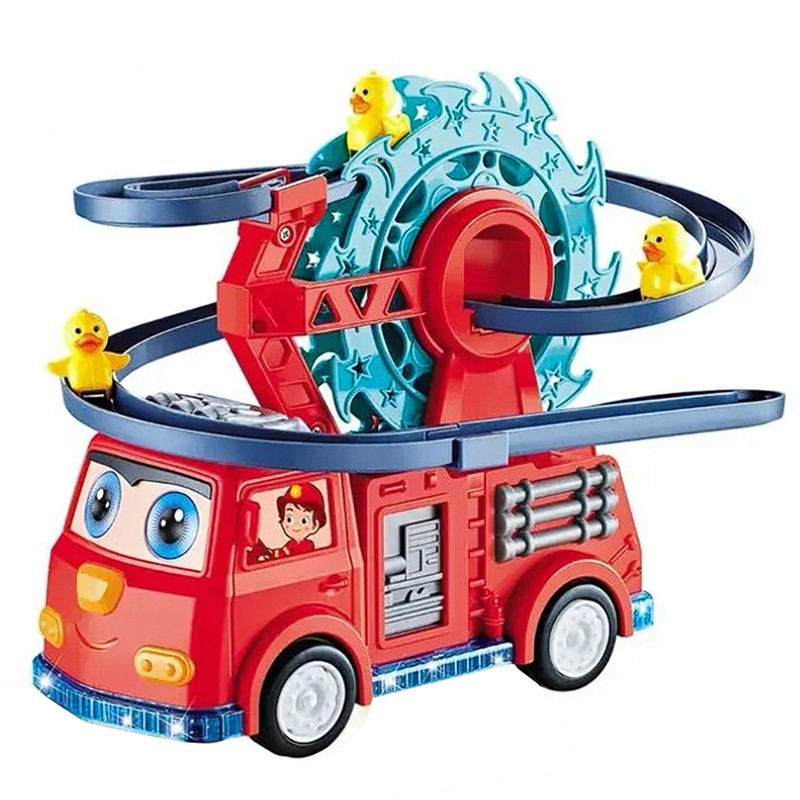 اسباب بازی مدل ماشین پله طرح آتش نشانی کد A1321