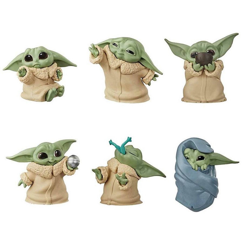 فیگور مدل بیبی یودا کد Jim110 مجموعه 6 عددی