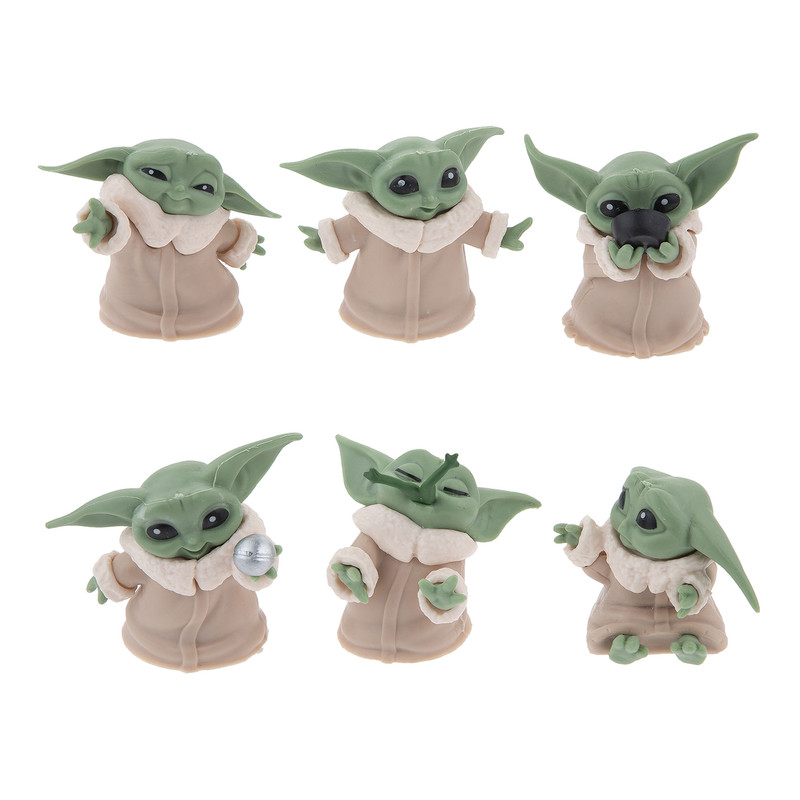 فیگور مدل بیبی یودا بسته 6 عددی