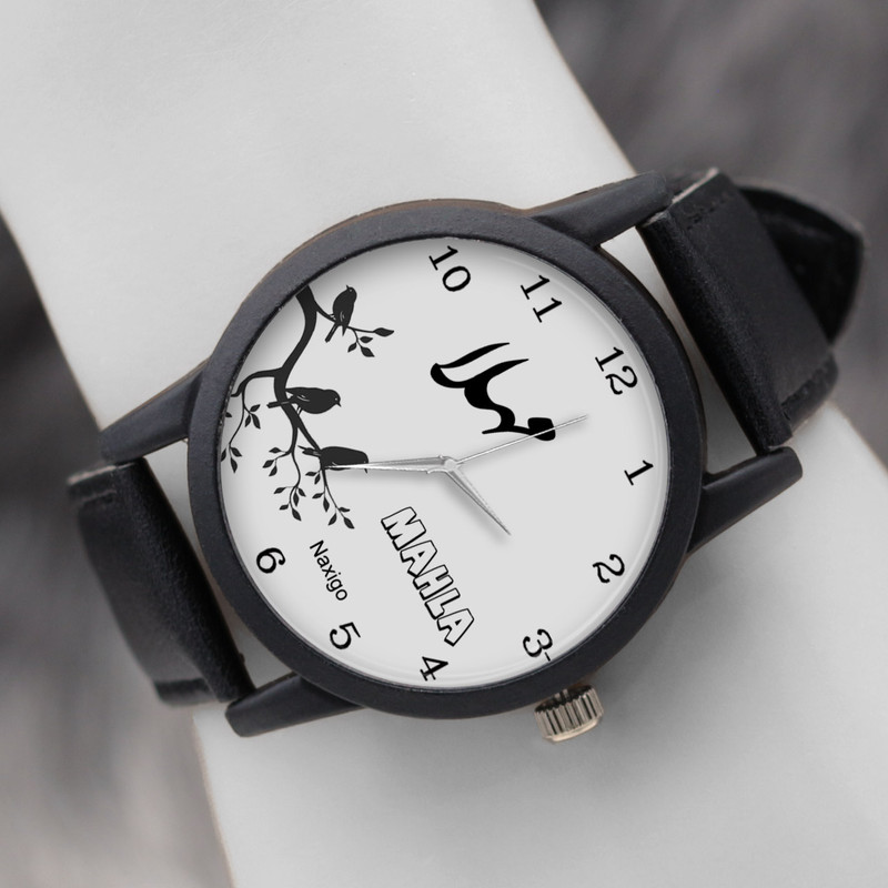 ساعت مچی عقربه ای زنانه ناکسیگو طرح مهلا کد LF3384