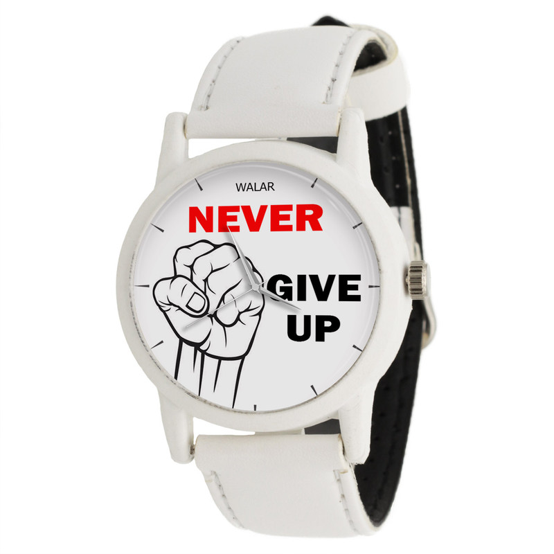ساعت مچی عقربه ای والار طرح Never Give Up کد LF1589