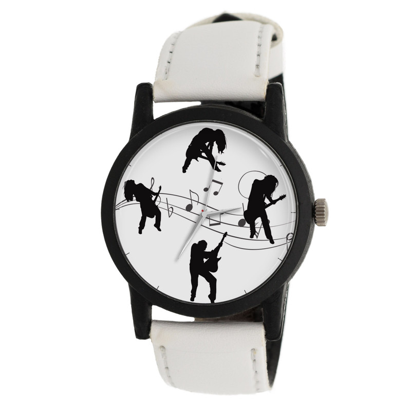 ساعت مچی عقربه ای طرح موسیقی مدل LF1461