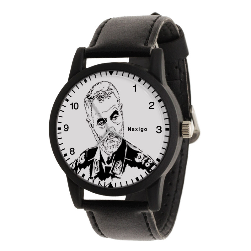 ساعت مچی عقربه ای ناکسیگو مدل سردار سلیمانی کد LF11655