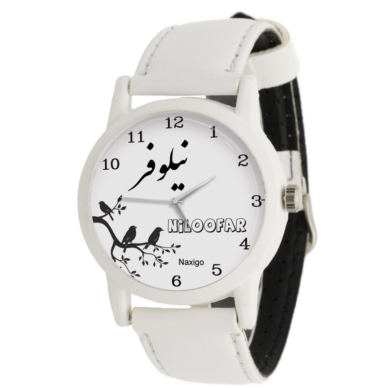 ساعت مچی عقربه ای زنانه ناکسیگو طرح نیلوفر کد LF3443