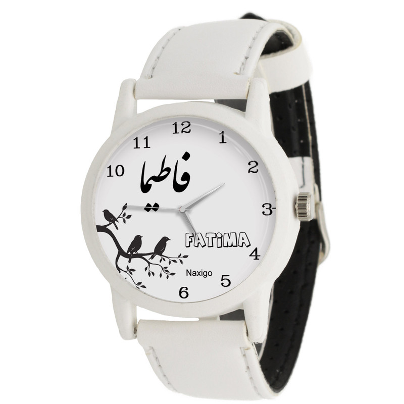 ساعت مچی عقربه ای زنانه ناکسیگو طرح فاطیما کد LF3451