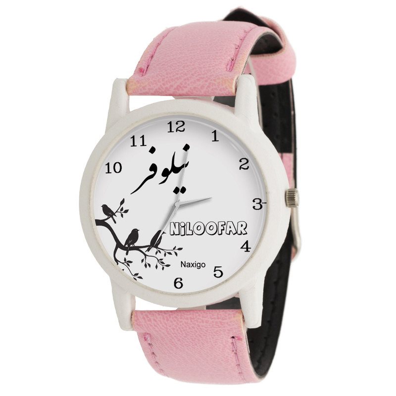 ساعت مچی عقربه ای زنانه ناکسیگو طرح نیلوفر کد LF3494