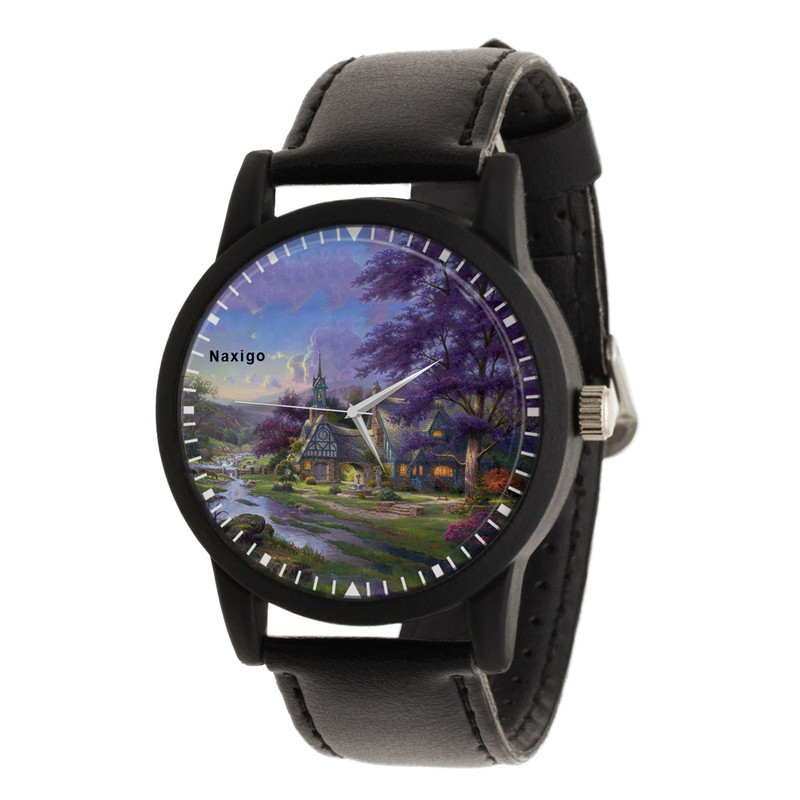 ساعت مچی عقربه ای ناکسیگو مدل کلبه کد LF12601