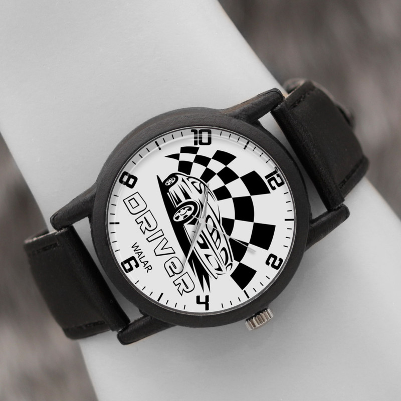 ساعت مچی عقربه ای والار طرح اتومبیل‌رانی کد LF2774